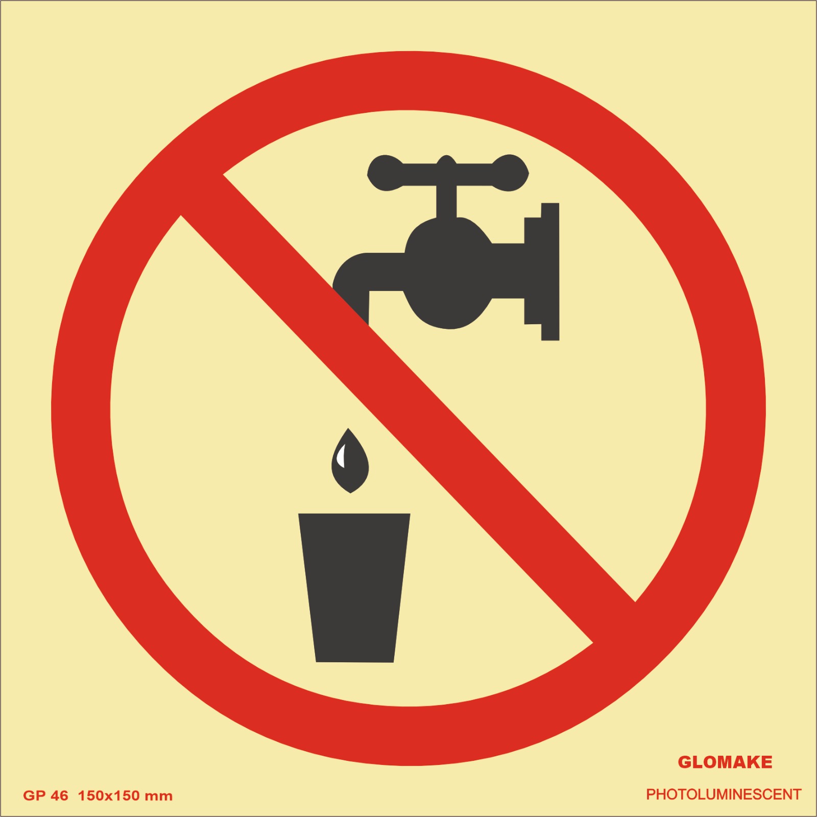 Do Not Extinguish with Water (GP-46)